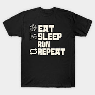 Eat Sleep Run Repeat T-Shirt